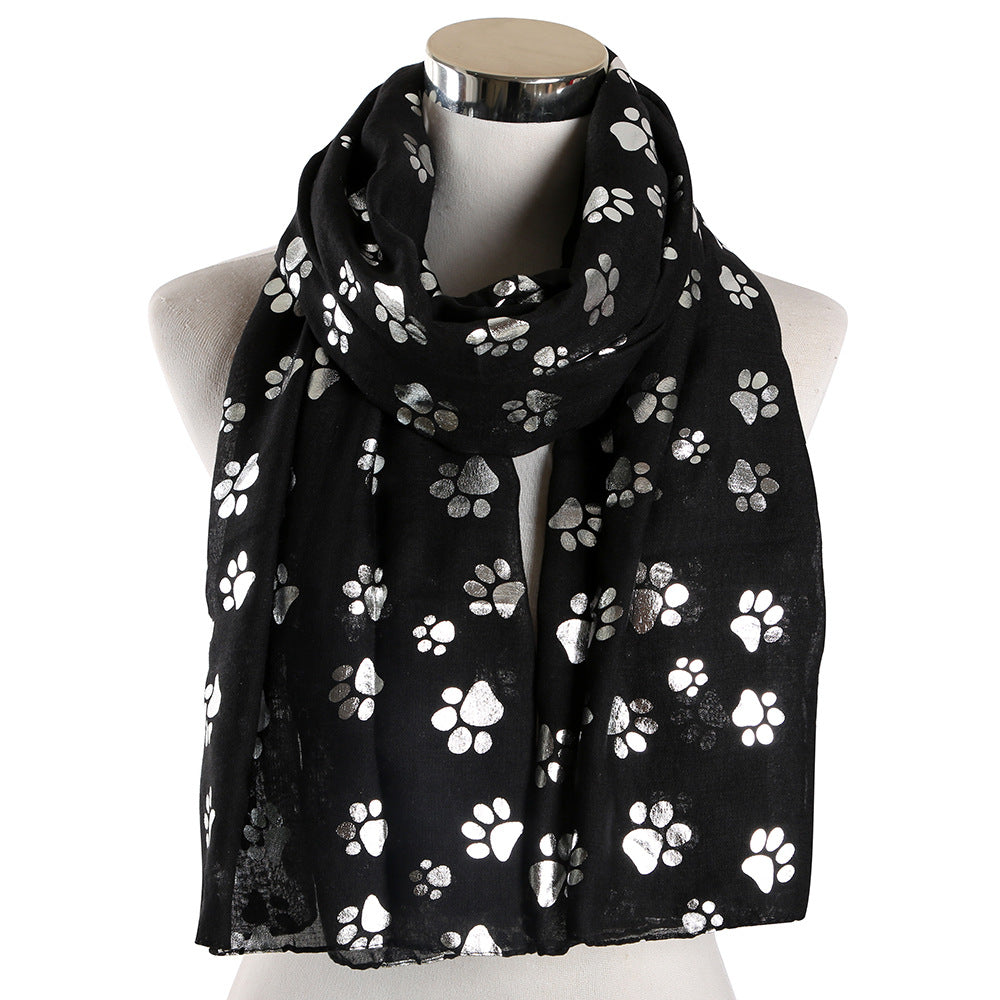 Spring And Summer European And American Polyester Printed Scarf Long Shawl