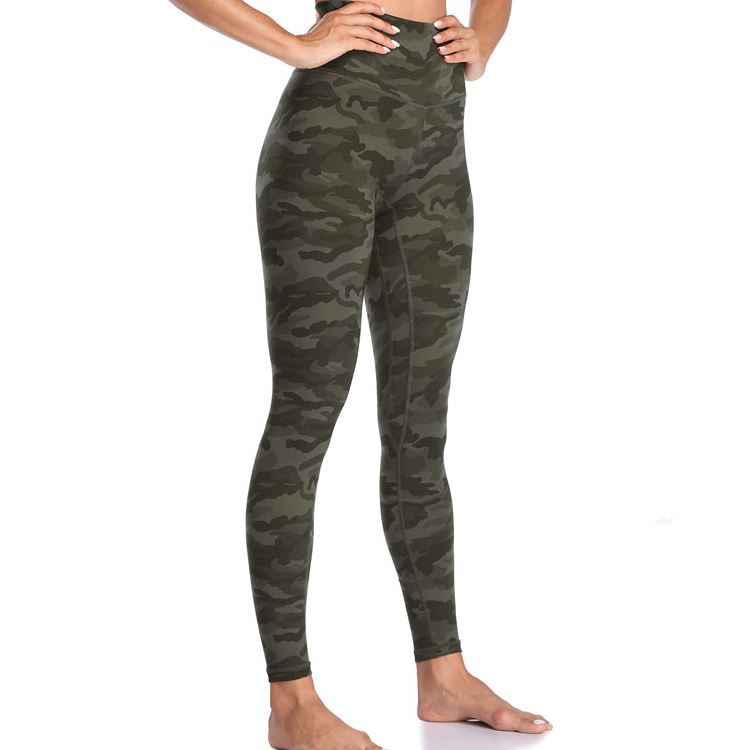 High Waist Skintight camouflage Athletic Pants