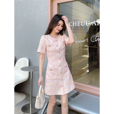 Women's Summer French Tweed Dress