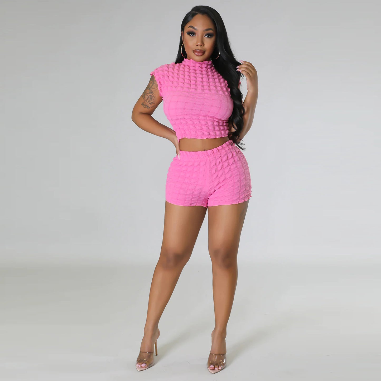 Bubble Girl Two Piece Shorts set