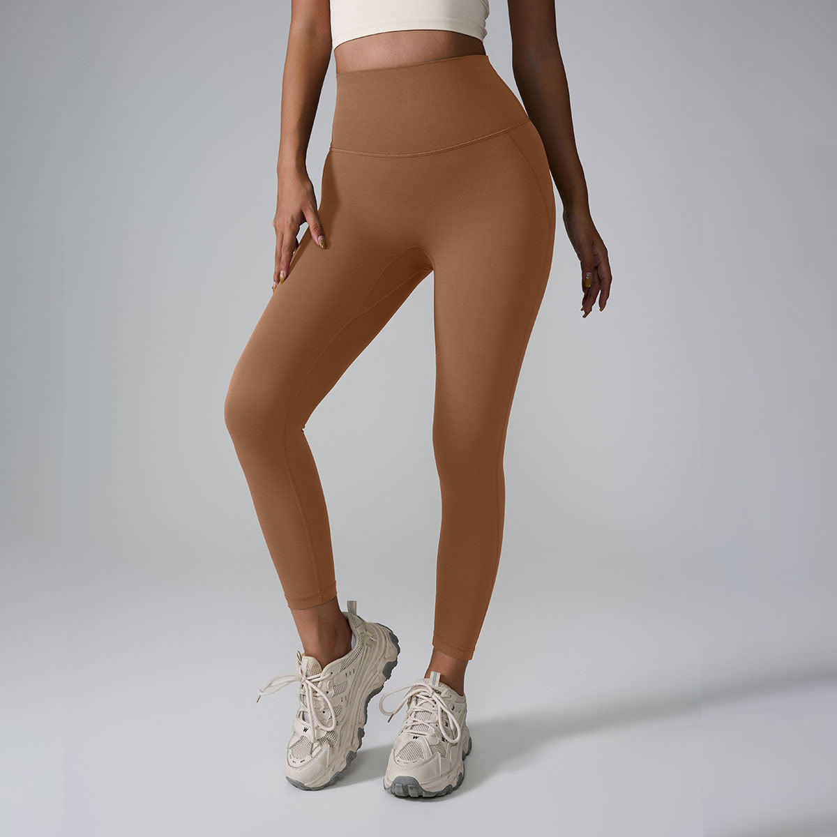 Yoga Pants Seamless Nude Feel High Waist Peach Yoga Pants