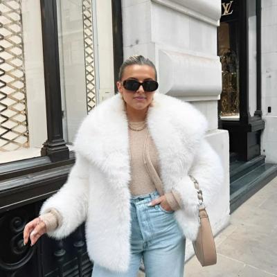 Big Warm Collar Faux Fur Coat