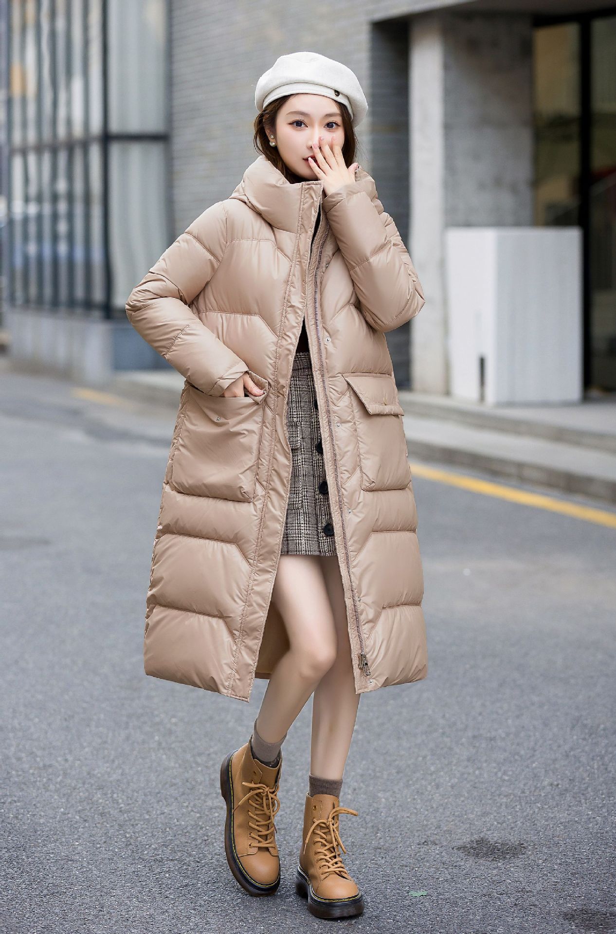 Winter Korean Style Fashion Jacket Mid-length