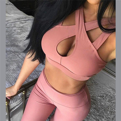 Women's Sexy Slim Sports Yoga Fitness Suit