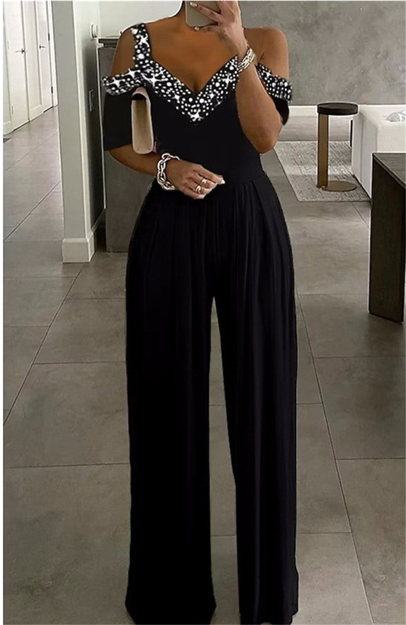 Women's Wide Leg Waist Up Jumpsuit