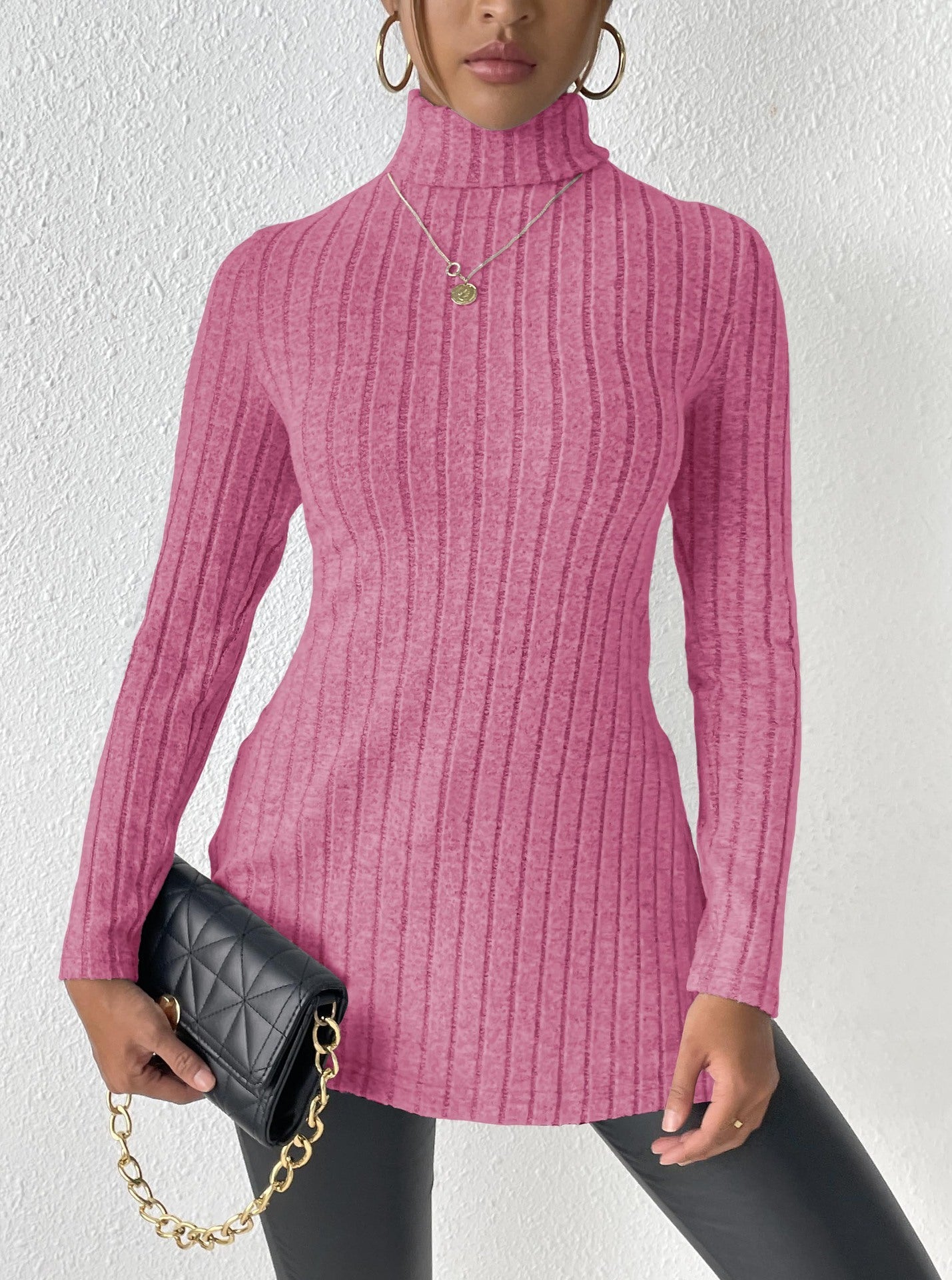 Turtleneck Pullover Clothing Sweater