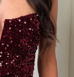 Fashion Sequin Sling Dress