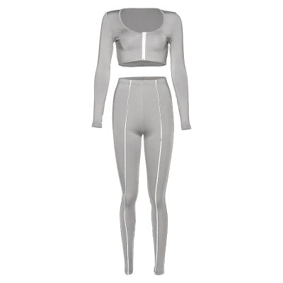 Reflective Stitch 2 piece sports set