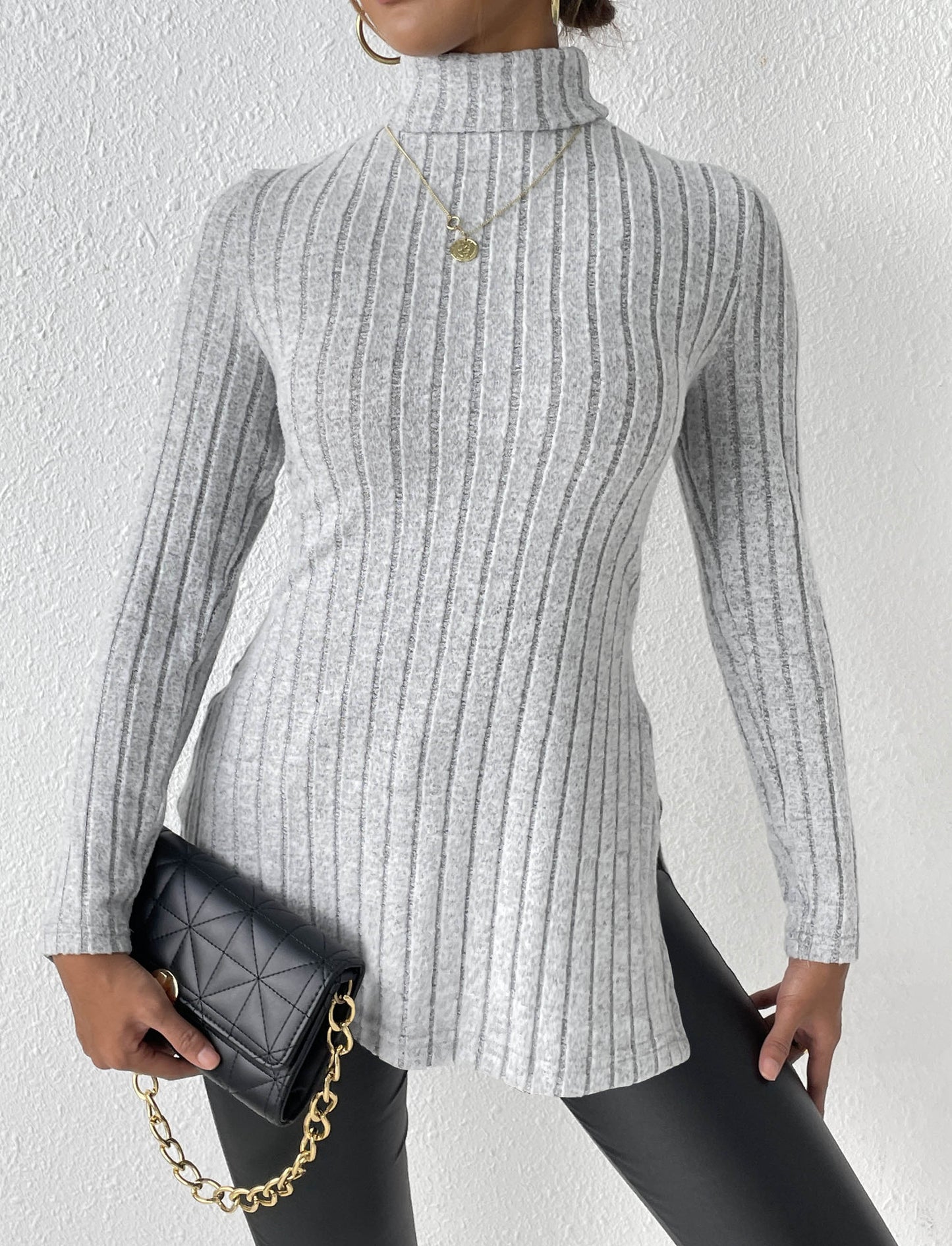 Turtleneck Pullover Clothing Sweater