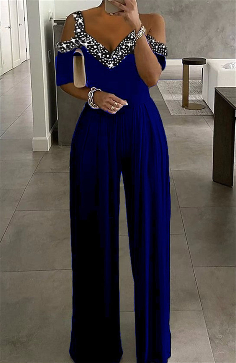 Women's Wide Leg Waist Up Jumpsuit