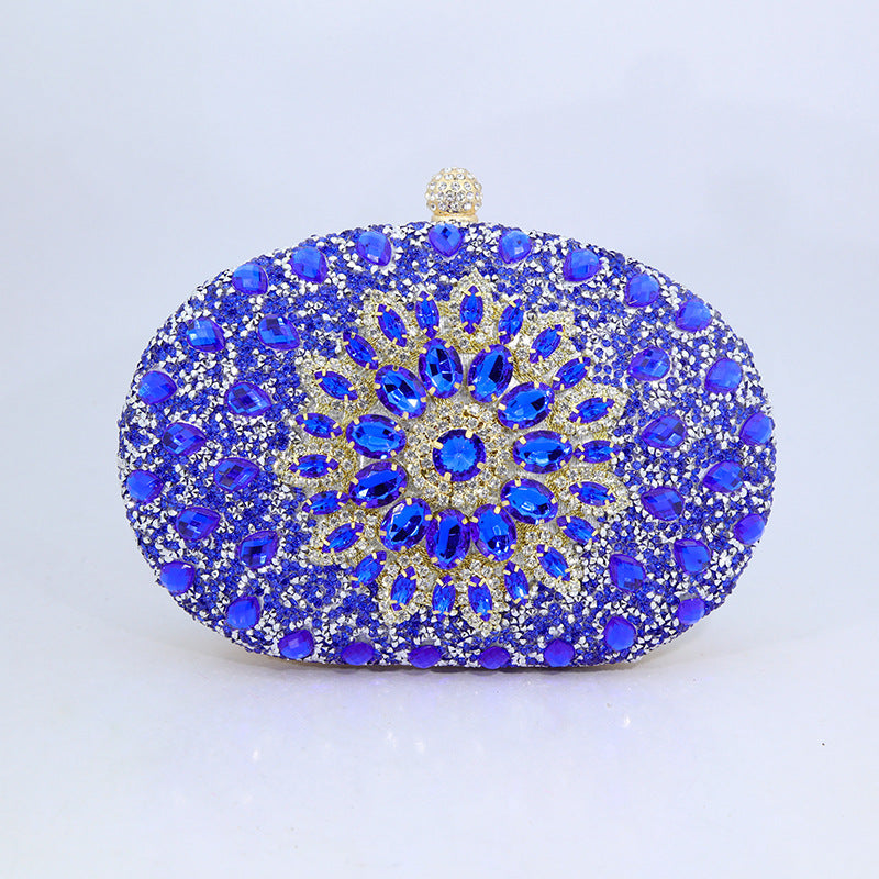 New Sunflower Diamond Evening Bag Women's Cheongsam Formal Dress Evening Handbag