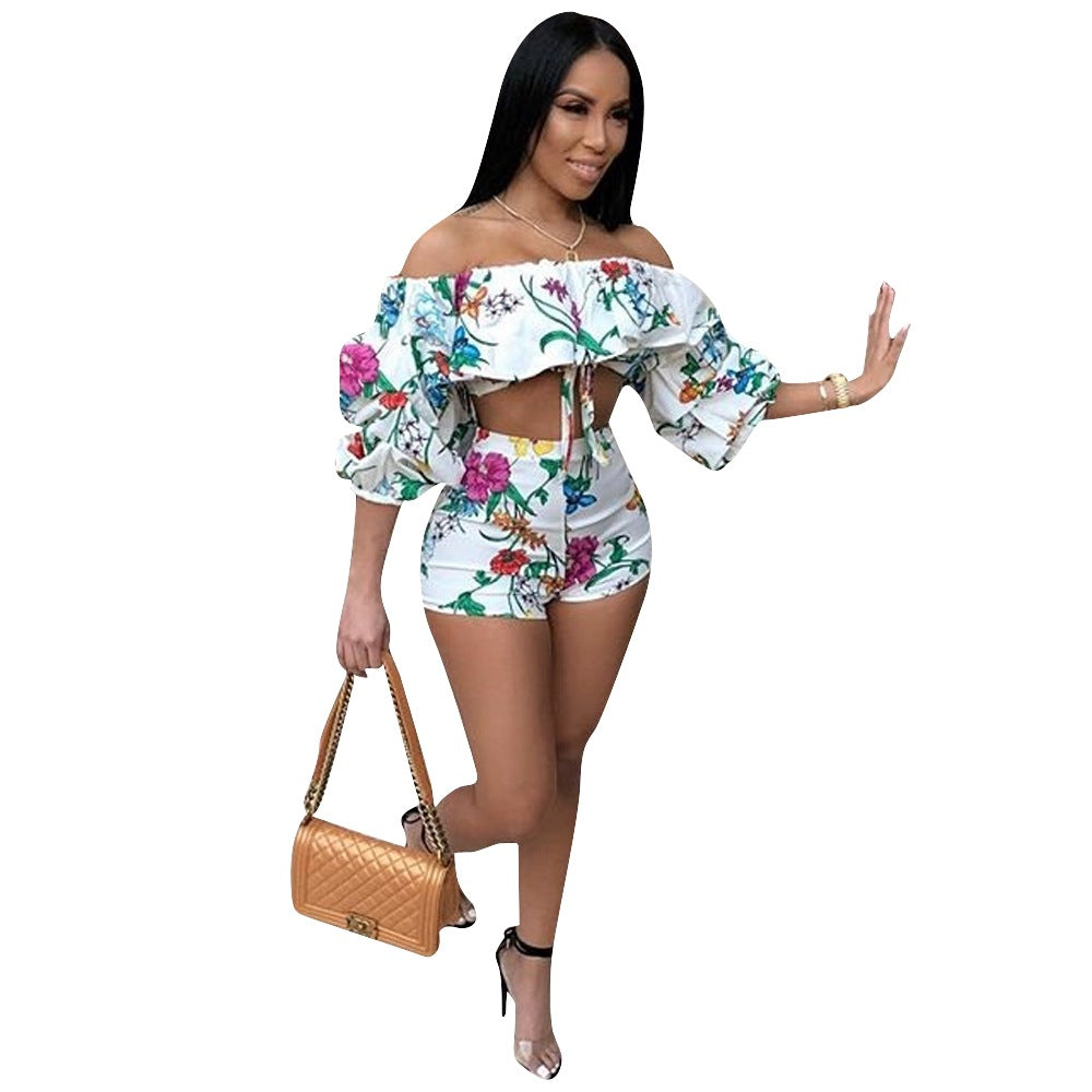 Aye Mami Big Sleeve Women’s sexy shorts set