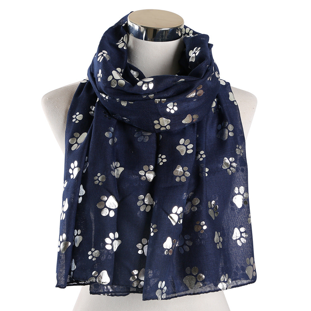 Spring And Summer European And American Polyester Printed Scarf Long Shawl