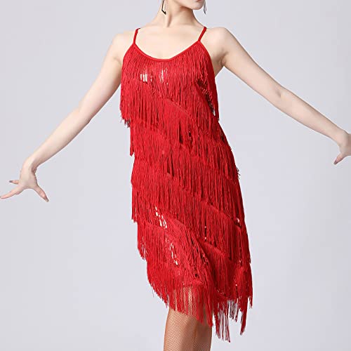 Hollywood Girl fashion tassel sequence Dress