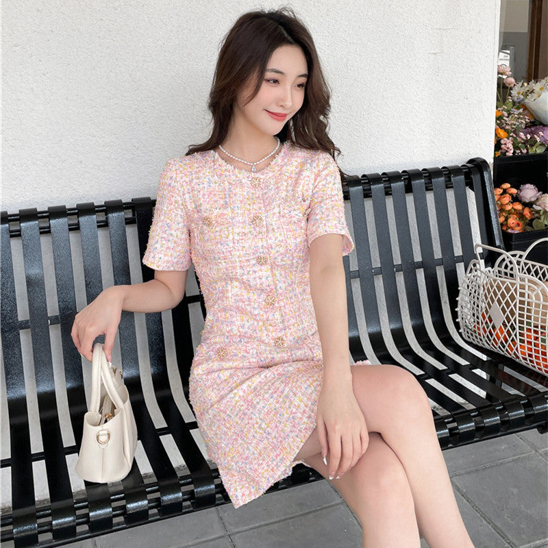 Women's Summer French Tweed Dress