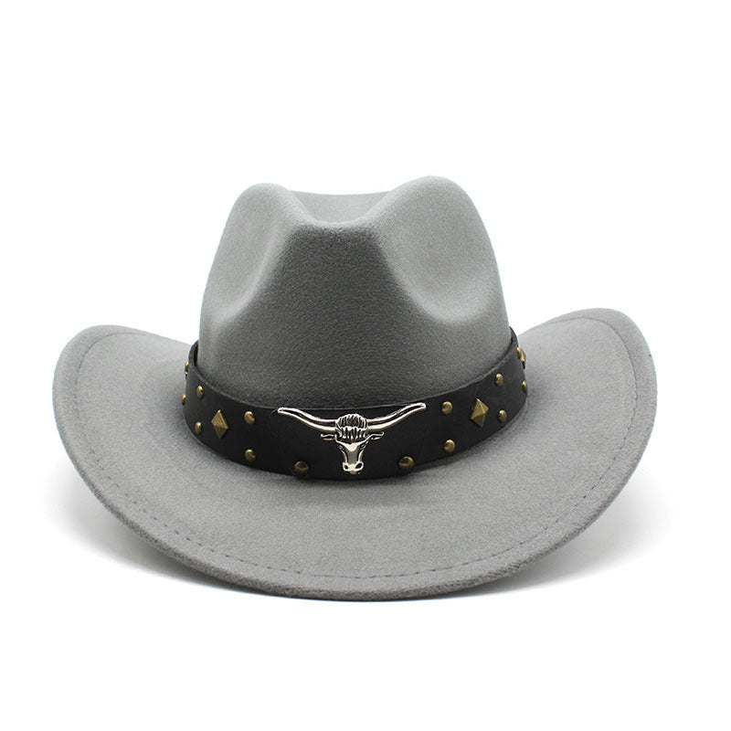 Polyester Retro Jazz Western Cowboy Hat