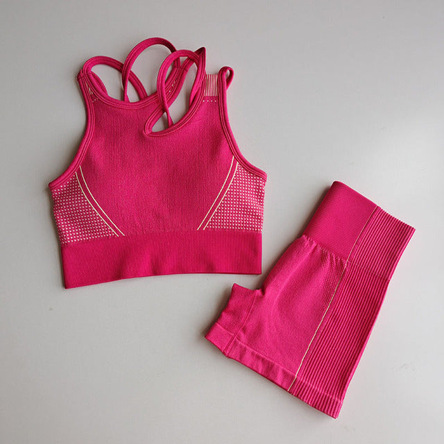 Seamless Yoga Sets Pcs Workout Clothes For Women Sports