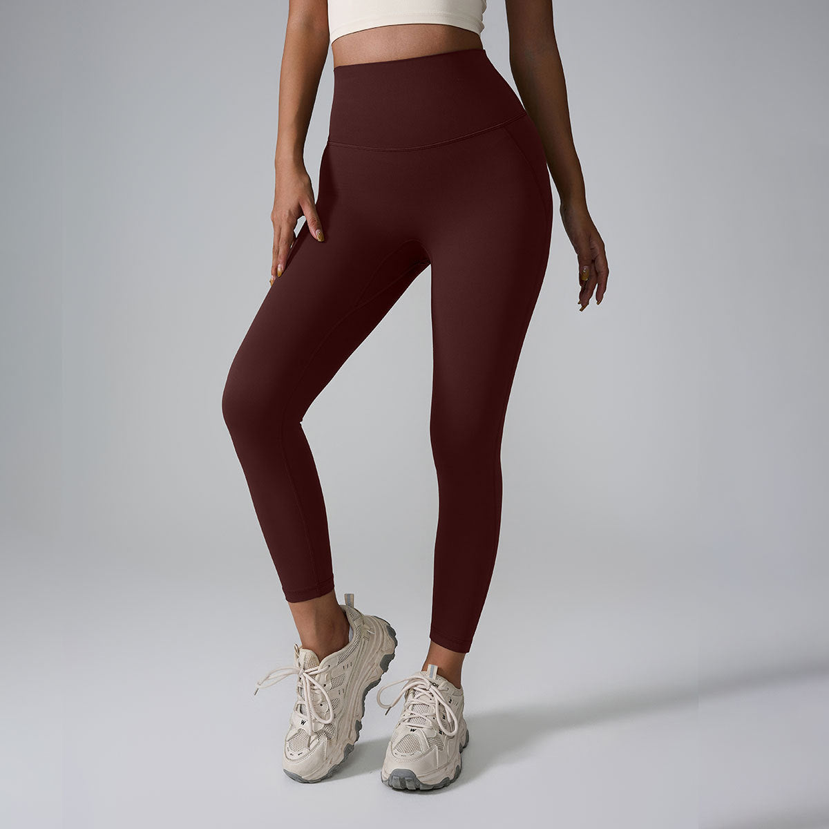 Yoga Pants Seamless Nude Feel High Waist Peach Yoga Pants