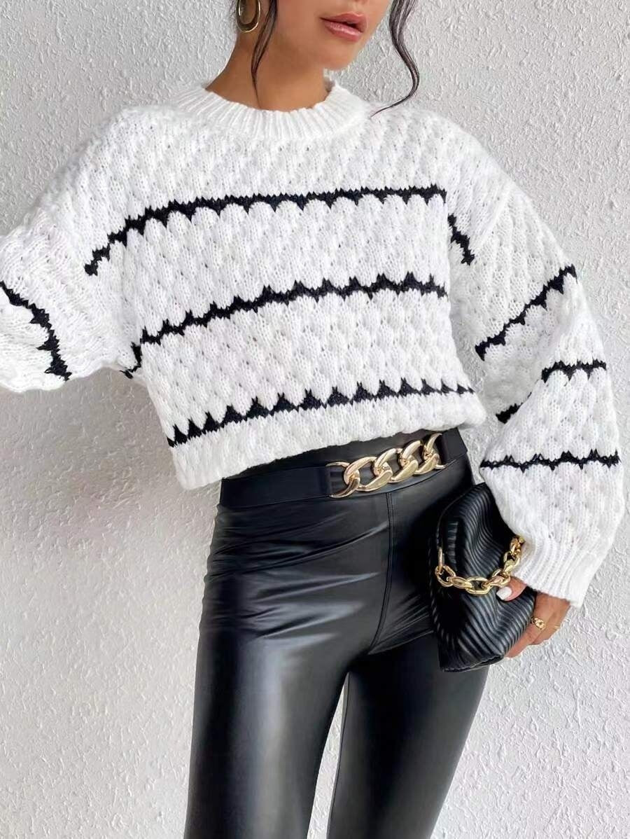 Women's Polyester elegant sweater Top