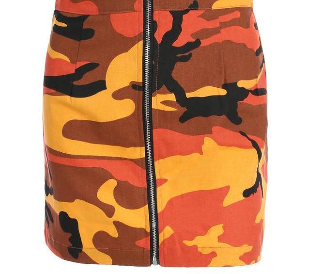 Girl Season fashionista - CAMO MINI SKIRT