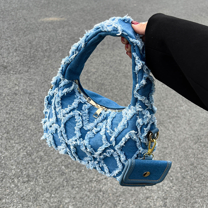 Summer Fashion Denim Handbag Niche Design