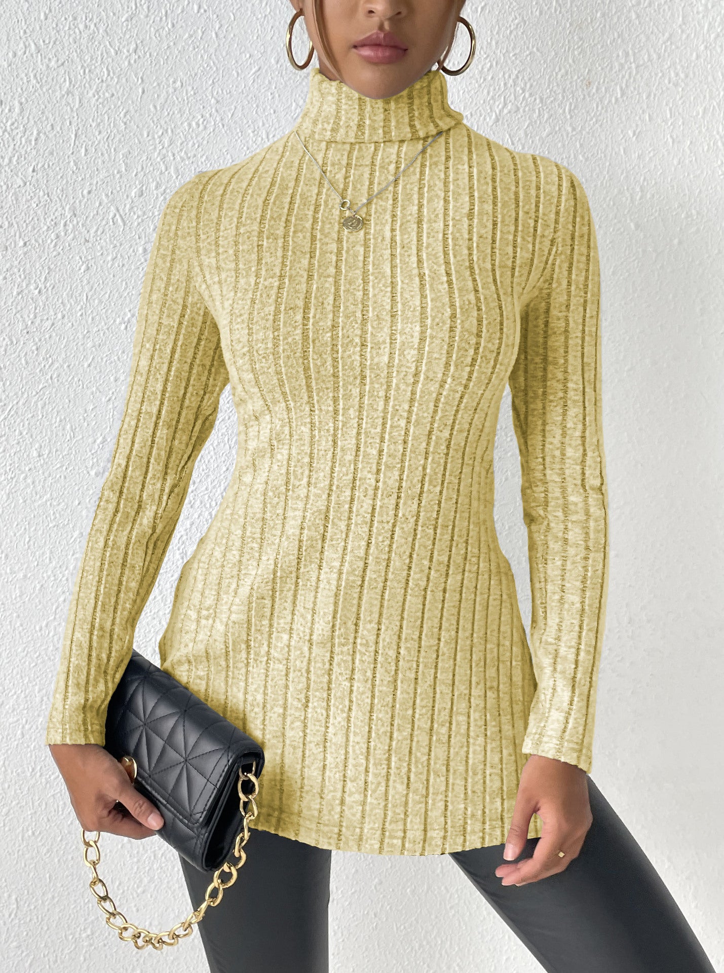 Turtleneck Pullover Clothing Sweater