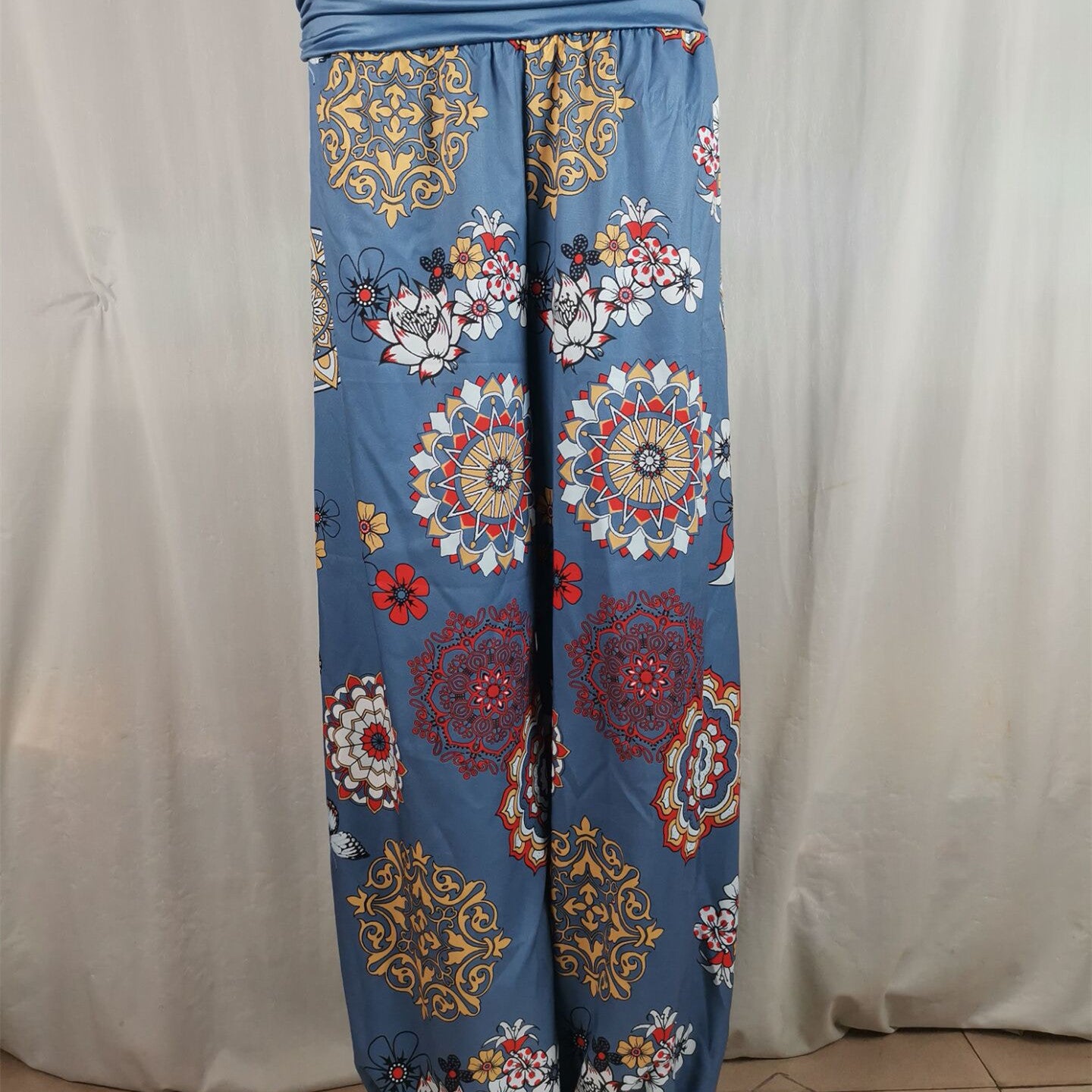 Floral Print Casual Jumpsuit Harem Pants