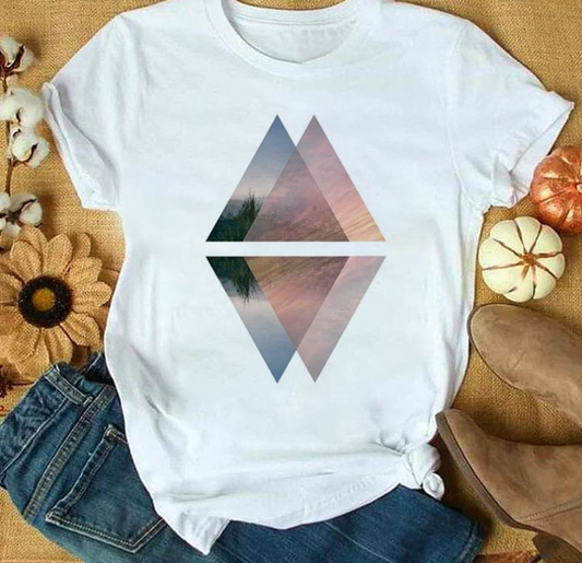 Summer New Letter Printing Women's T-shirt Casual Fashion