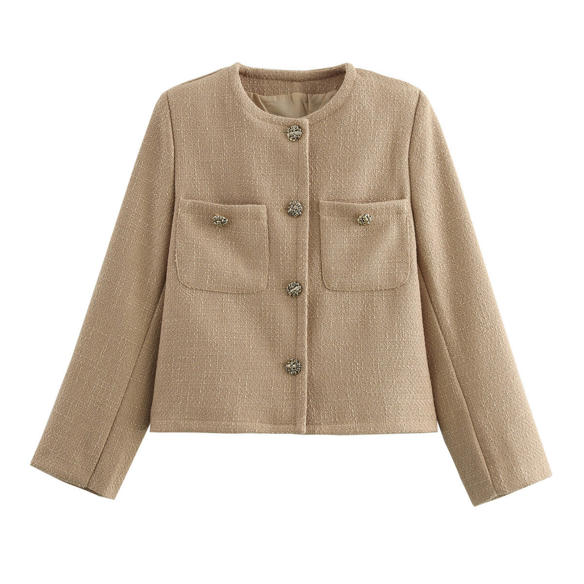 Women's Tweed Cardigan Coat