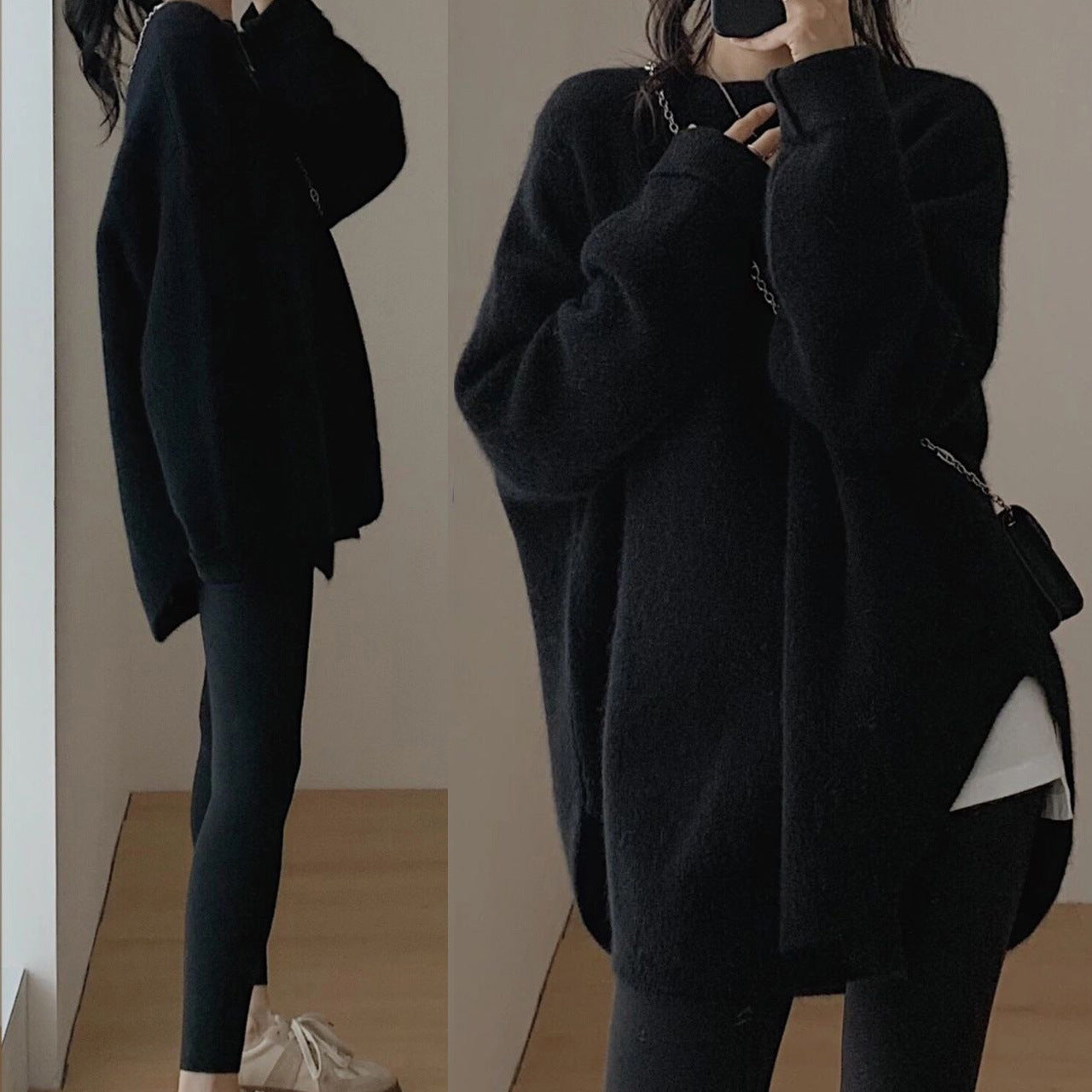 Idle Style High-grade French Pullover Bottoming Sweater