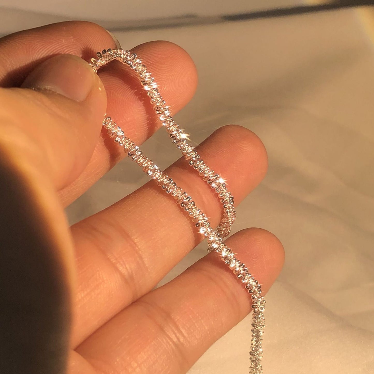 Sparkling S925 Silver-plated Bracelet For Women Ins Starry Sky Light Luxury