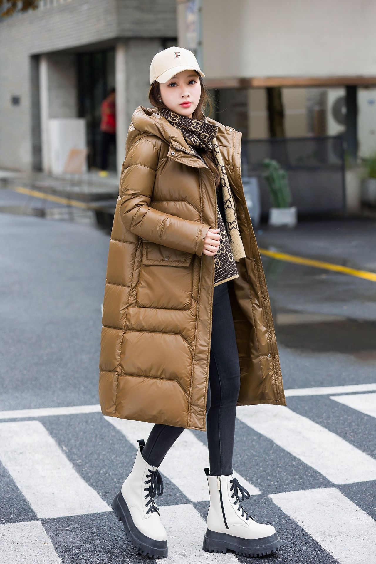 Winter Korean Style Fashion Jacket Mid-length