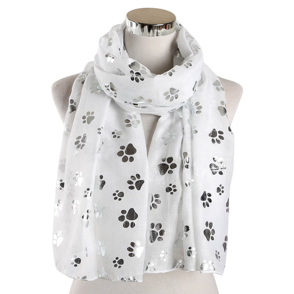 Spring And Summer European And American Polyester Printed Scarf Long Shawl