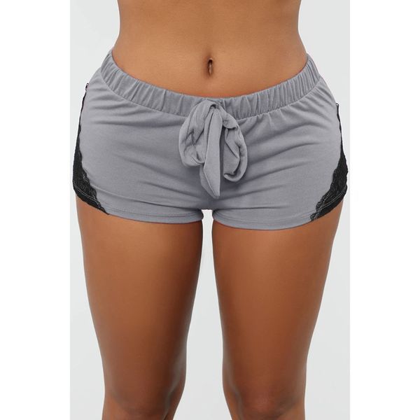 Women's Fashion Lace Patchwork Sports Yoga Shorts