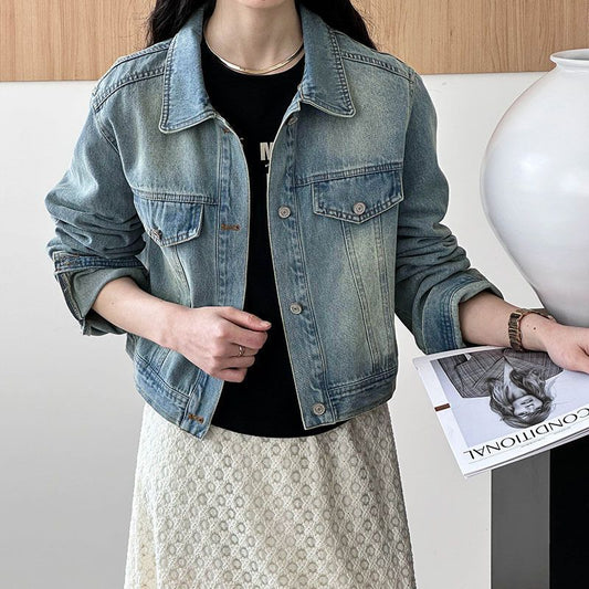 Spring American Style Loose All-matching denim Jacket