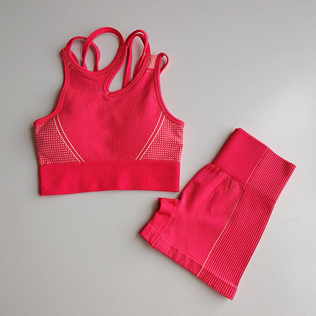 Seamless Yoga Sets Pcs Workout Clothes For Women Sports