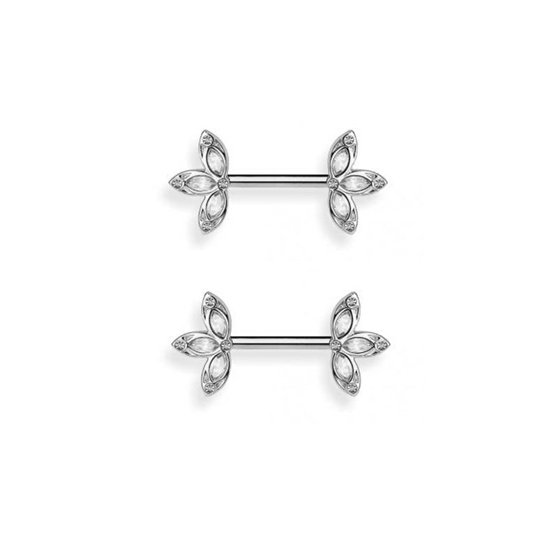 Stainless Steel Nipple Rings Barbell Body Piercing Jewelry