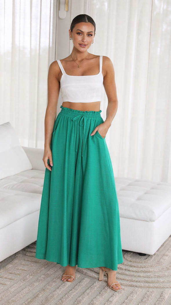 Spring And Summer Casual Wide-leg Popular Loose Casual Fashion Trousers