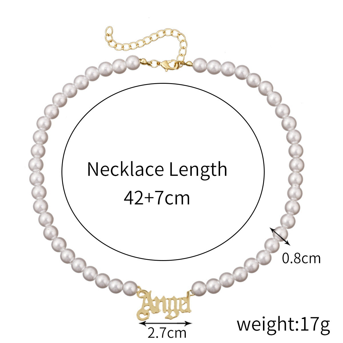 Women's Special-shaped Pearl Necklace Versatile French Advanced