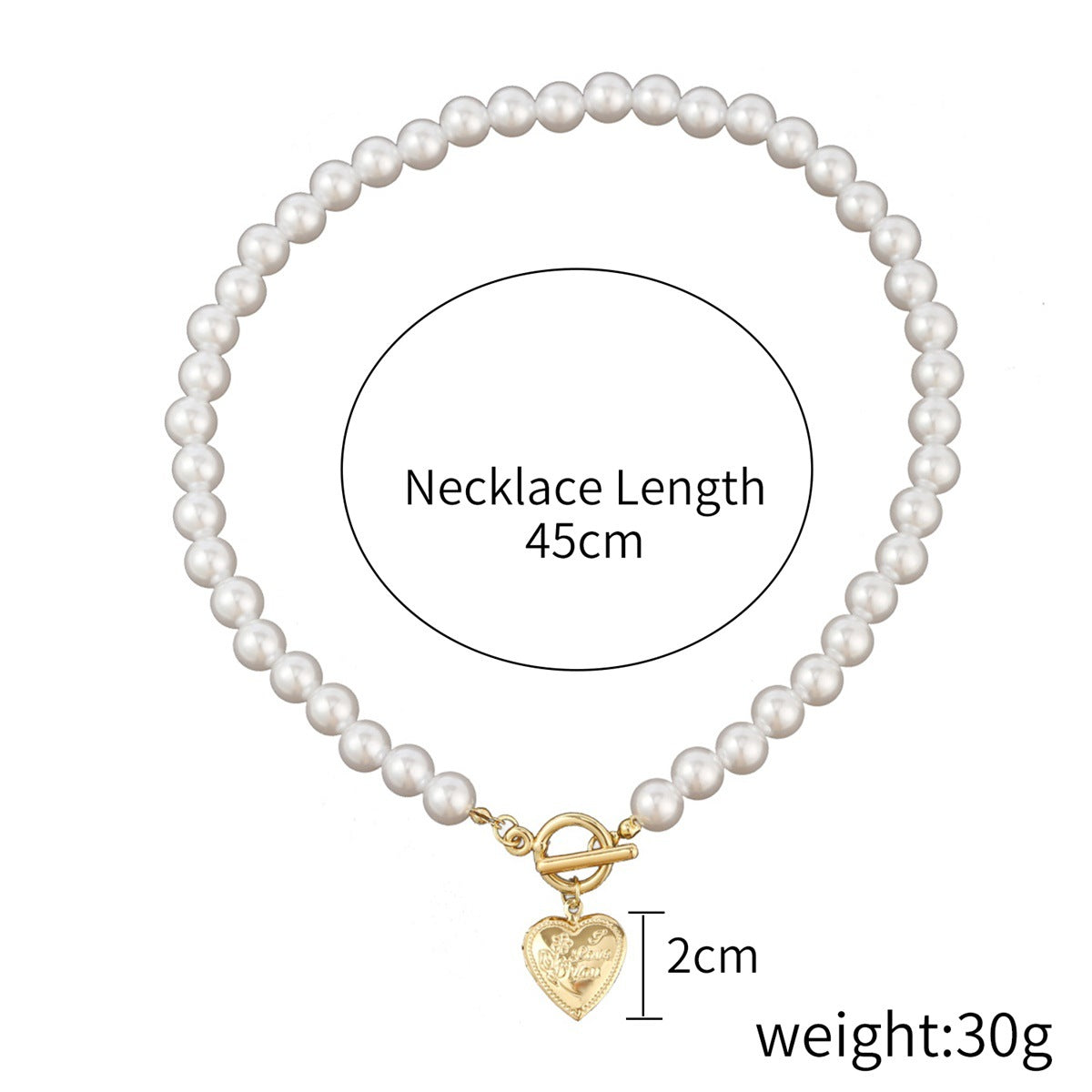 Women's Special-shaped Pearl Necklace Versatile French Advanced