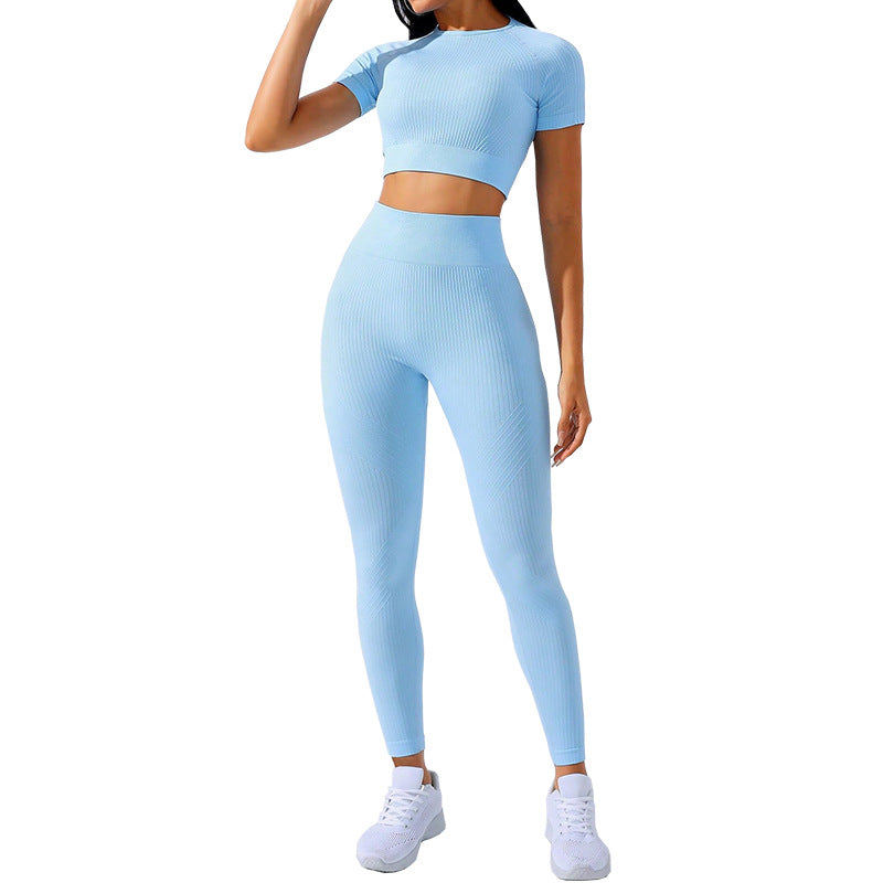 Yoga Sports High Waist leggings and crop top