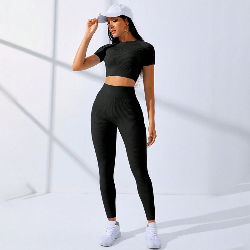 Yoga Sports High Waist leggings and crop top