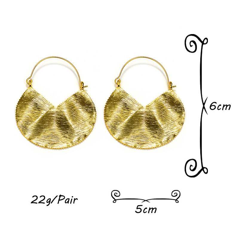 Fashion Retro Female Ornament Earrings Alloy Exaggerated