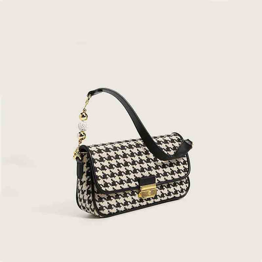 Fashion Ins Houndstooth Pattern Shoulder Bag