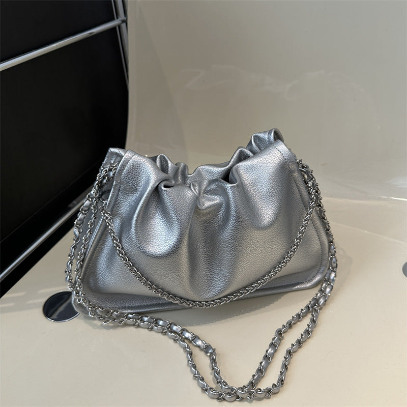 Special-interest Design Women's Pleated Cloud Bag