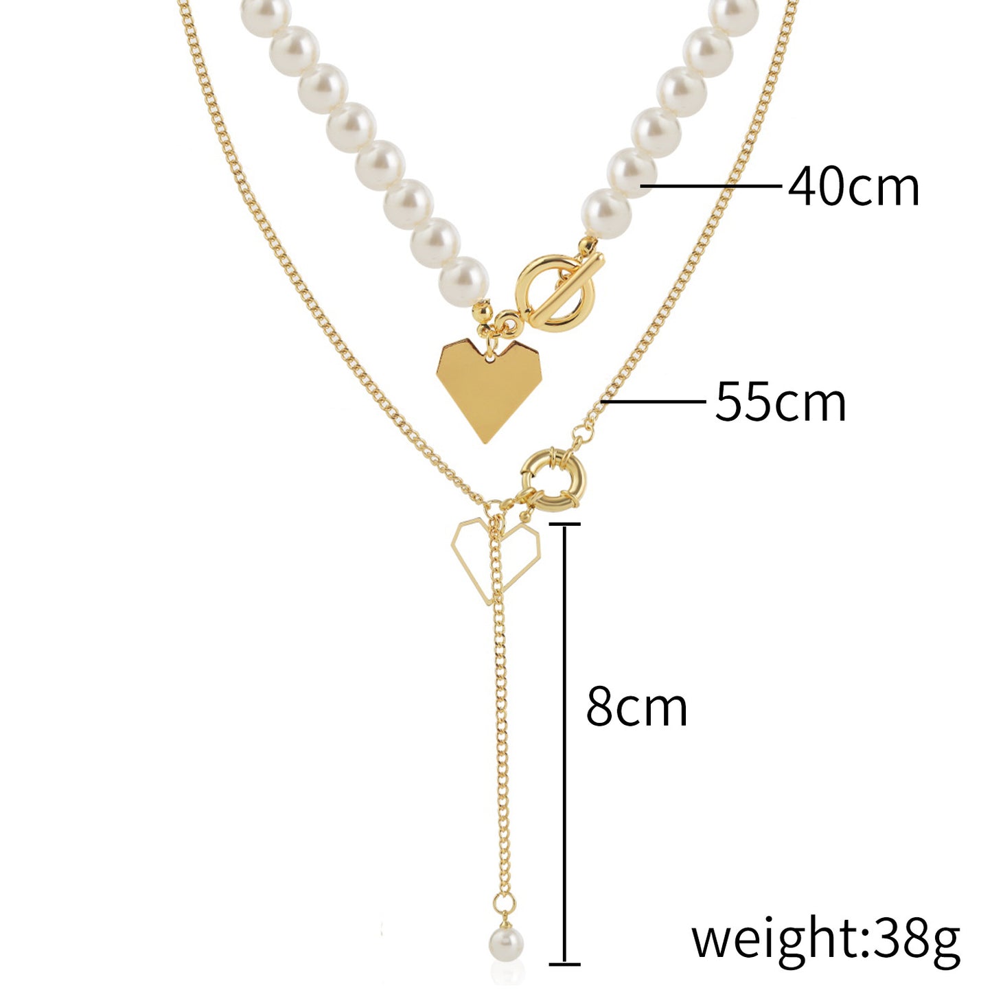 Women's Special-shaped Pearl Necklace Versatile French Advanced