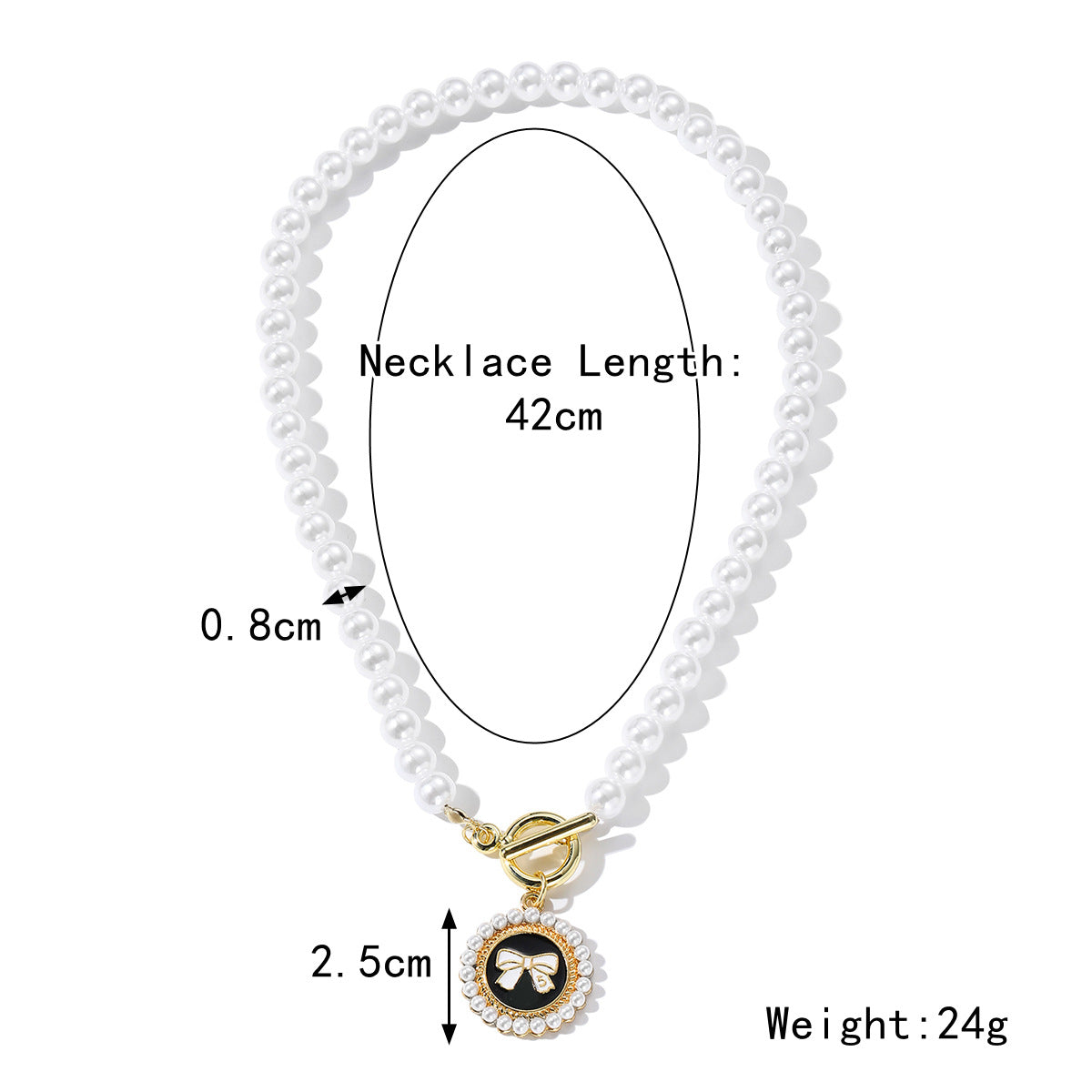 Women's Special-shaped Pearl Necklace Versatile French Advanced