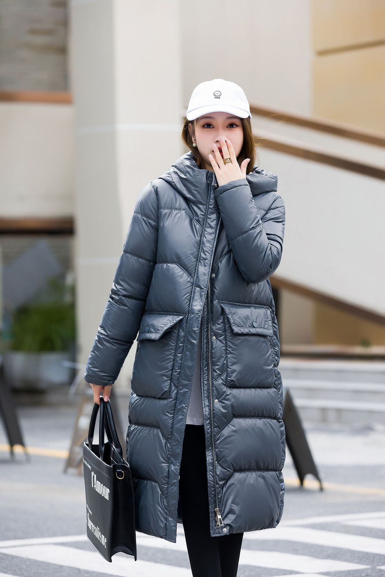 Winter Korean Style Fashion Jacket Mid-length