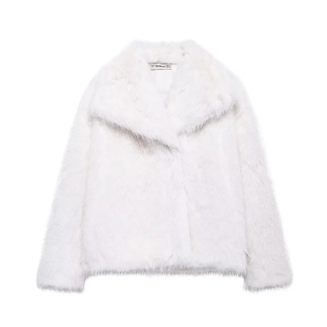 Faux Fur Fluffy Jacket