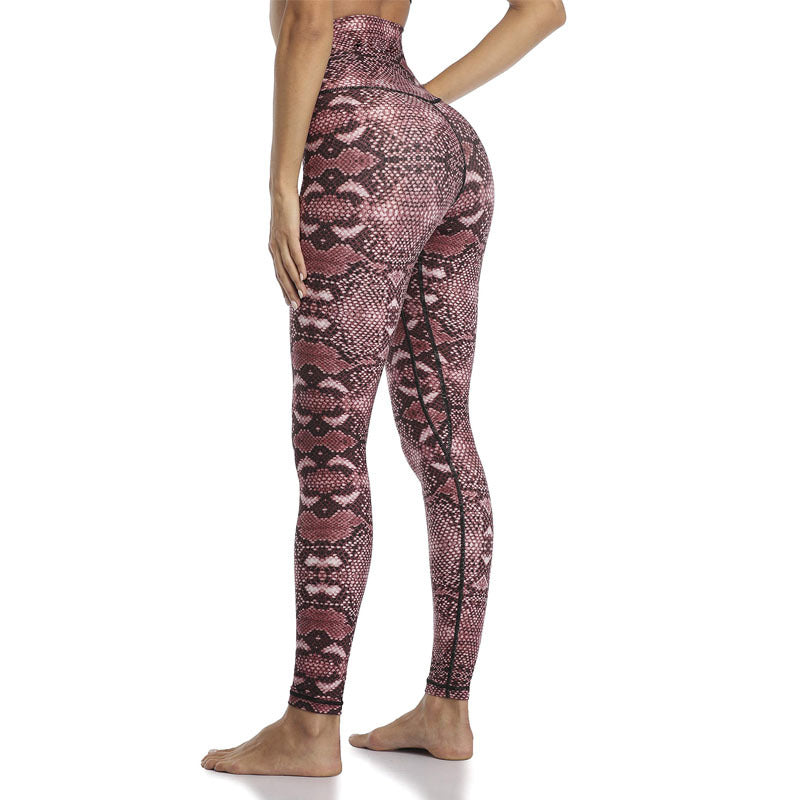 High Waist Skintight camouflage Athletic Pants